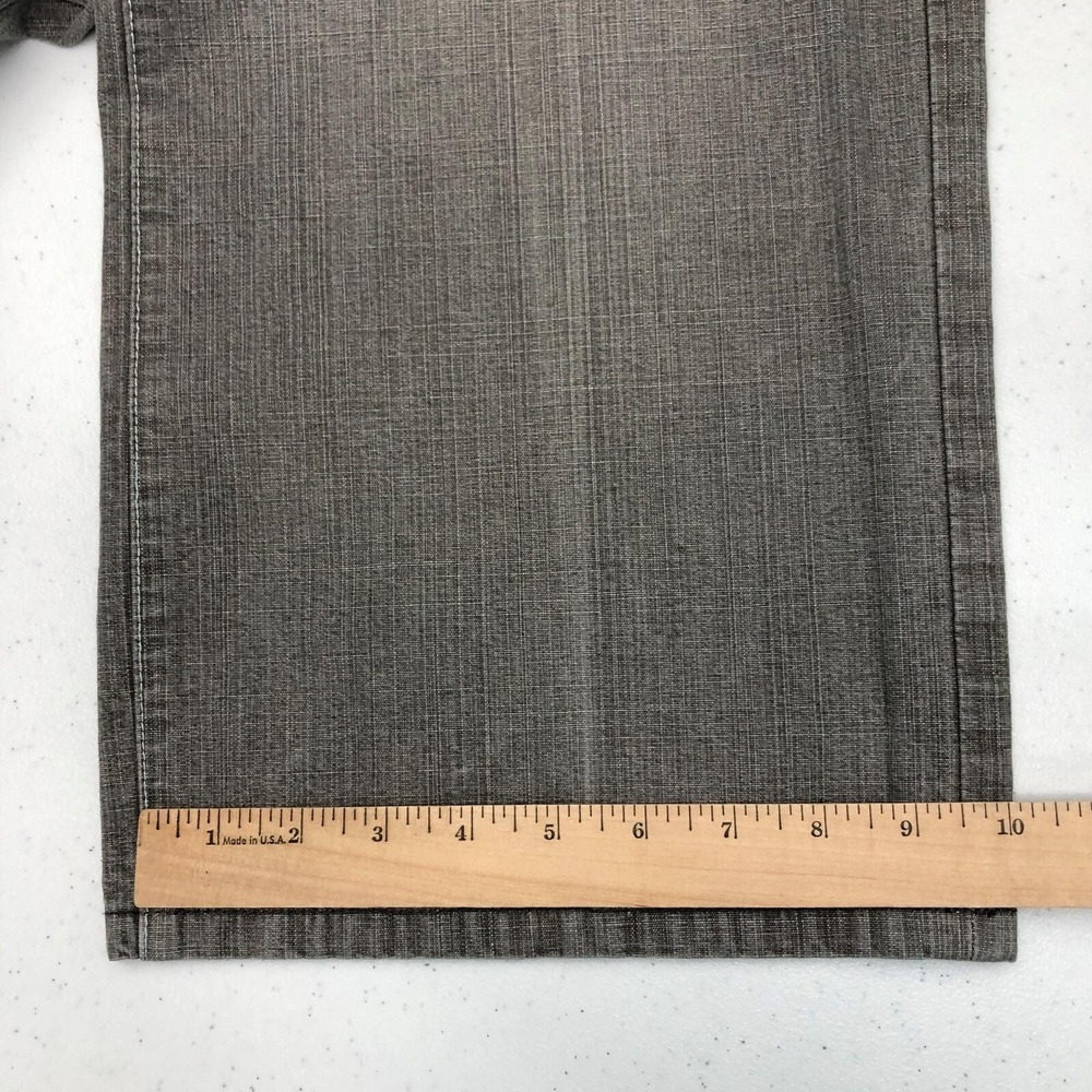 Akademiks Jeans Mens 36 Gray Straight Leg Relaxed Fit Baggy Denim Pants Everyday - Picture 11 of 15
